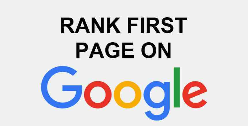 Rank First on Google